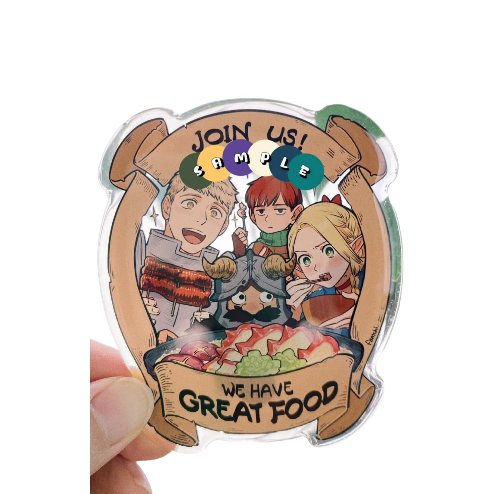ダンジョン飯 シール ポップアップ限定 ステッカー 韓国 マルシル チルチャック ダンジョン飯 シール ポップアップ限定 ステッカー 韓国
